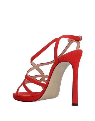 Shop Pinko Sandals In Red