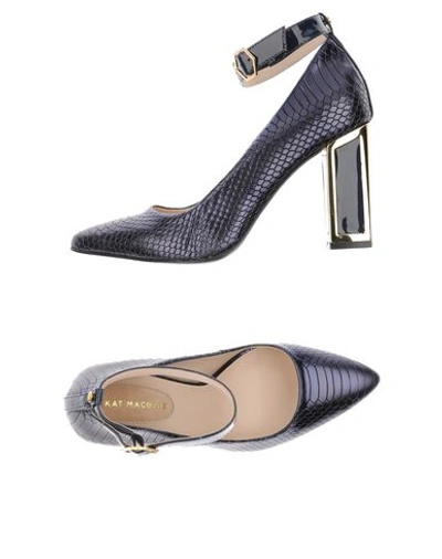 Kat Maconie Pump In Dark Blue