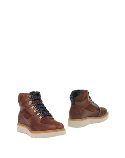 Timberland Ankle Boots In Brown