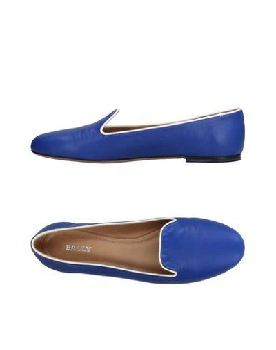 Shop Bally Loafers In Blue