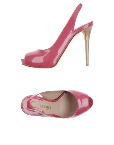 Le Silla Sandals In Pastel Pink