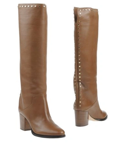 Jimmy Choo Boots In Brown