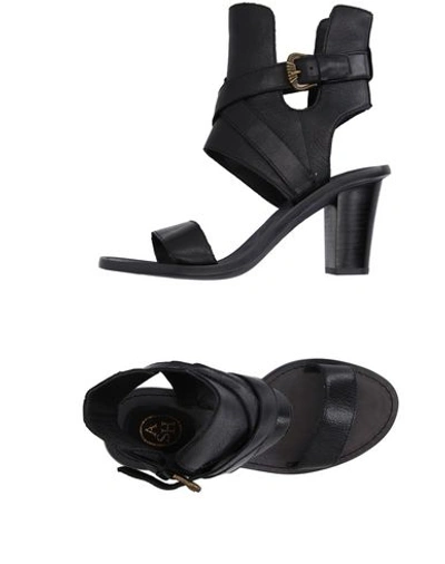 Ash Sandals In Black