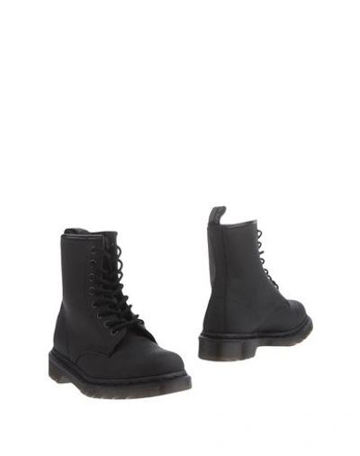 Dr. Martens' Ankle Boots In Black