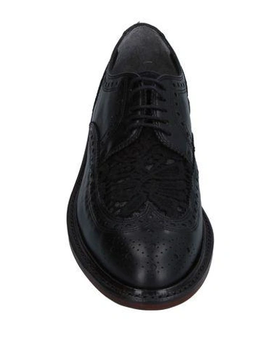 Shop Robert Clergerie Lace-up Shoes In Black