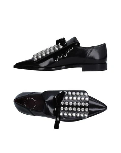 Marc By Marc Jacobs Laced Shoes In Black