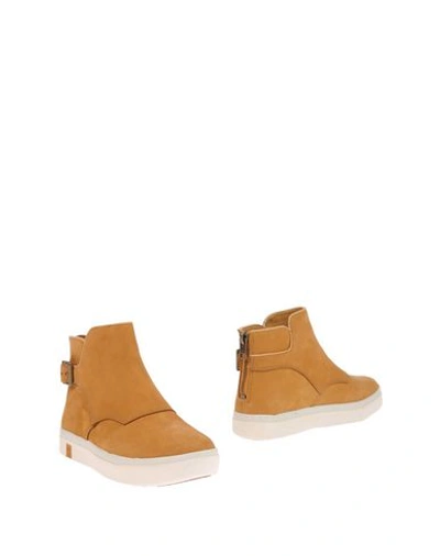 Timberland Ankle Boots In Camel
