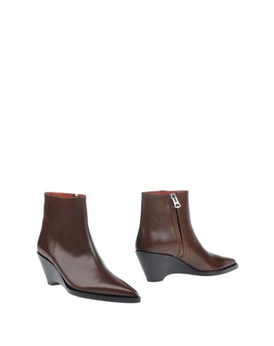 Acne Studios Ankle Boot In Brown