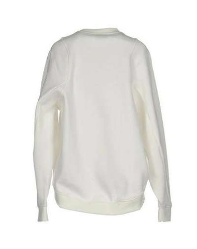 Shop Acne Studios Sweatshirts In White