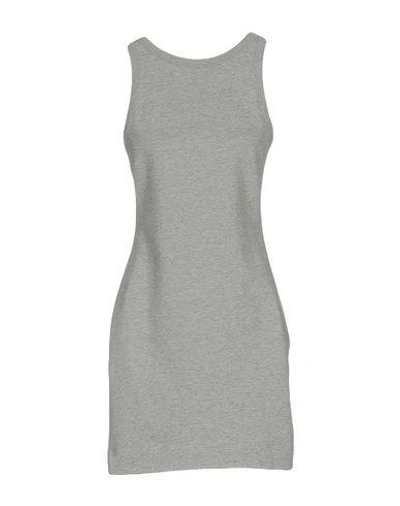 Shop Love Moschino Short Dress In Grey