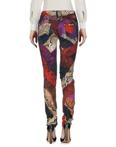 Shop Just Cavalli Casual Pants In Lead