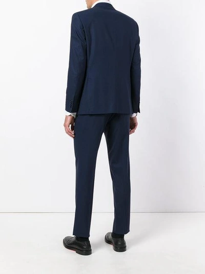 Shop Canali Two Piece Suit - Blue