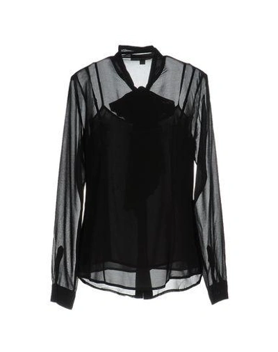 Shop Michael Michael Kors Shirts In Black