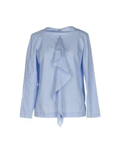 Shop Dondup Blouse In Sky Blue