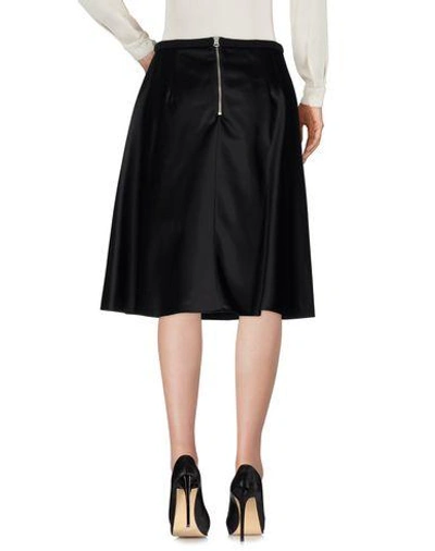 Shop Acne Studios Knee Length Skirt In Black