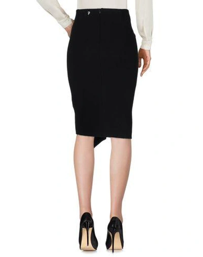 Shop Dondup Midi Skirts In Black