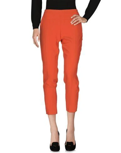 Shop Pinko Casual Pants In Orange