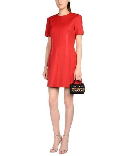 Shop Carven Short Dress In Red