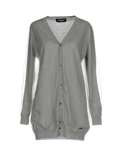 Shop Dsquared2 Cardigans In Grey