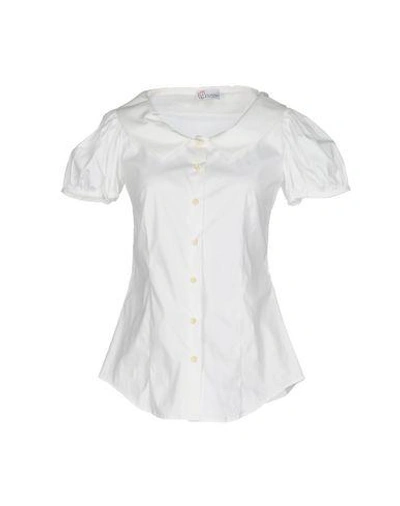 Shop Red Valentino Shirts In White