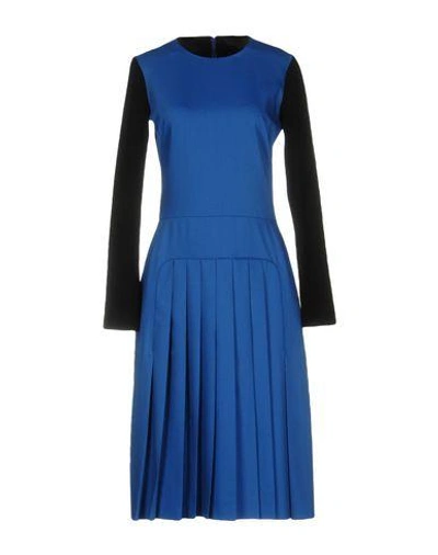 Shop Jil Sander Knee-length Dress In Azure