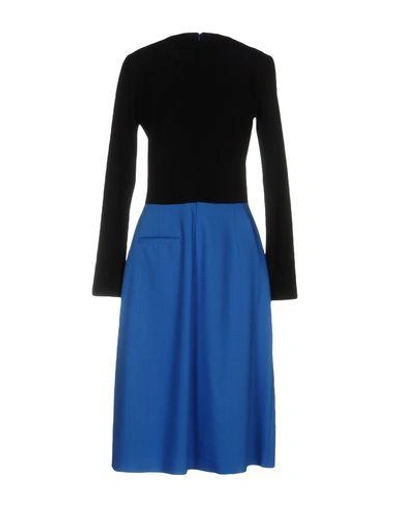 Shop Jil Sander Knee-length Dress In Azure