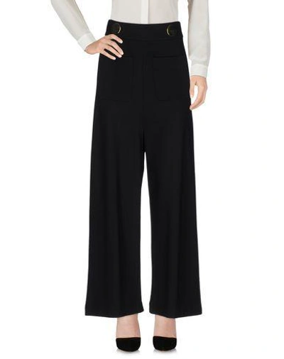 Shop Tibi Casual Pants In Black