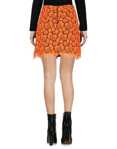 Shop Christopher Kane Mini Skirt In Orange