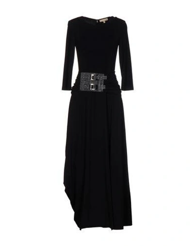 Shop Michael Kors Long Dress In Black