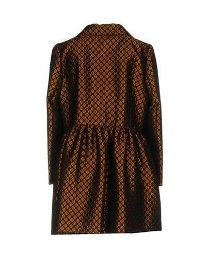 Shop Red Valentino Overcoats In Brown