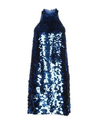 Shop Michael Kors Evening Dress In Blue