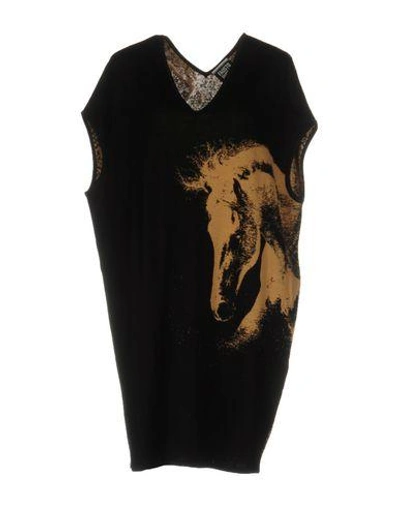 Fausto Puglisi Short Dresses In Black