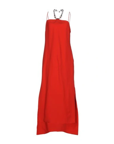 Dior 长款连衣裙 In Red