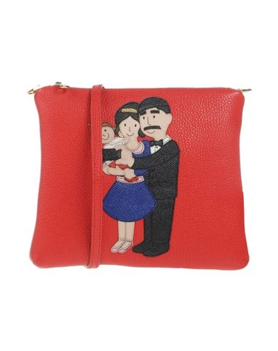 Dolce & Gabbana Cross-body Bags In Red