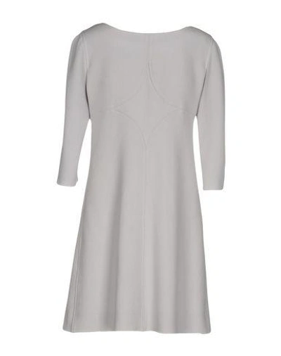 Shop Courrèges Short Dresses In Light Grey