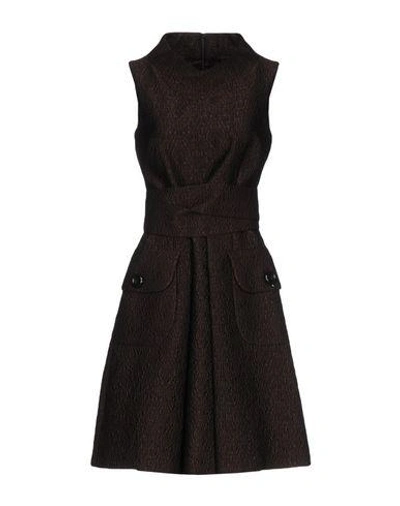 Shop Michael Kors Collection In Dark Brown