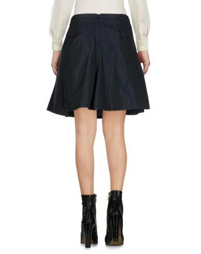 Shop Jil Sander Mini Skirt In Dark Blue