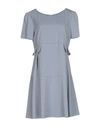 Emporio Armani Short Dresses In Sky Blue