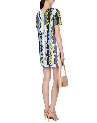 Shop Versace Short Dress In Light Green