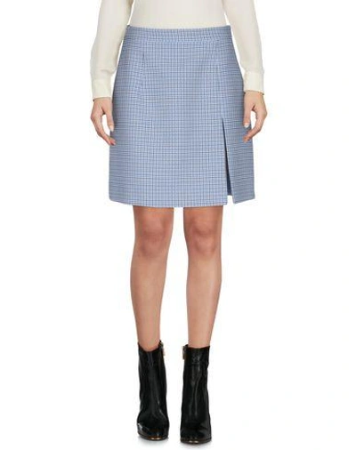 Shop Michael Kors Mini Skirt In Azure