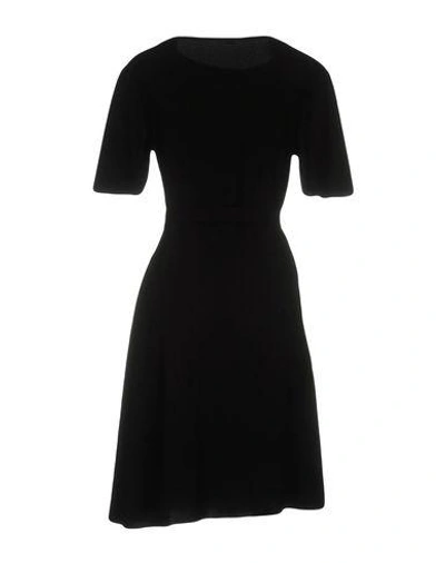 Shop Jil Sander Knee-length Dress In Black