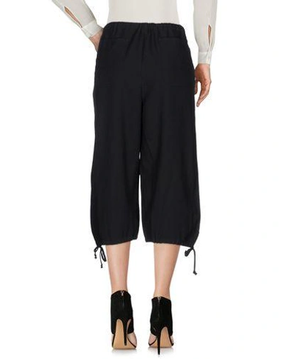 Shop Comme Des Garçons Cropped Pants & Culottes In Black