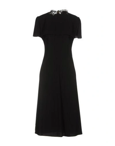 Shop Prada Knee-length Dresses In Black