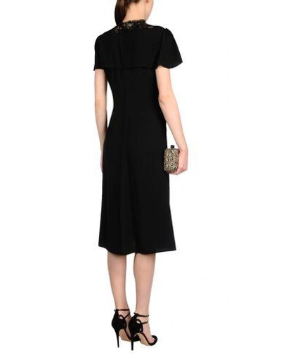 Shop Prada Knee-length Dresses In Black