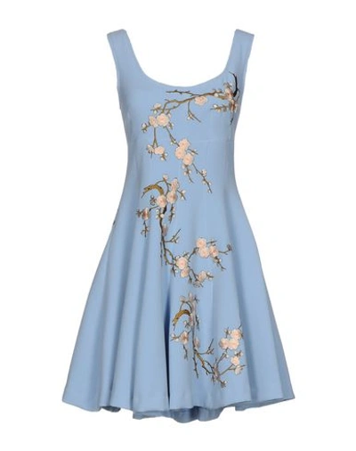 Ainea Short Dress In Sky Blue