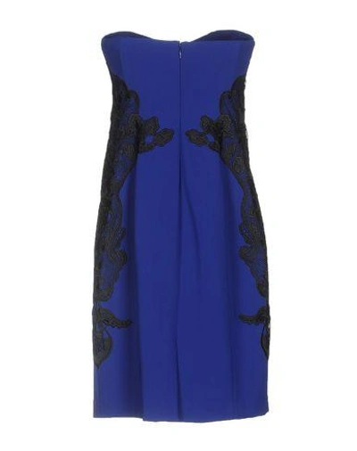 Shop Diane Von Furstenberg Short Dresses In Blue