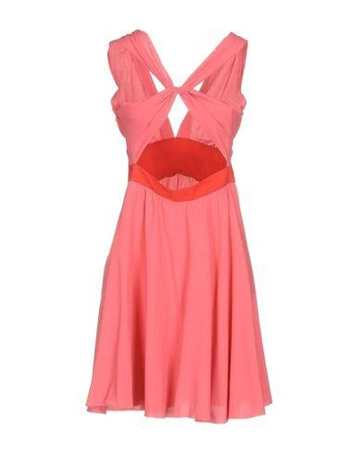 Shop M Missoni Short Dresses In Pink