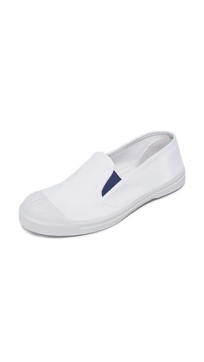 Bensimon Tennis Tommy Slip On Sneakers In White