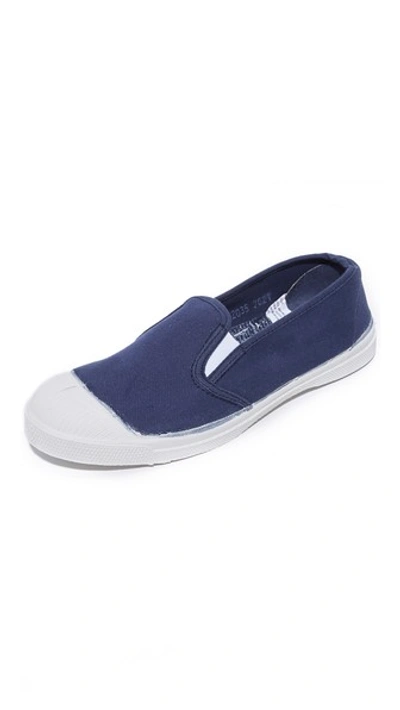 Bensimon Tennis Tommy Slip On Sneakers In Blue