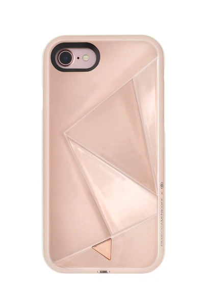 Shop Rebecca Minkoff Glow Selfie Case For Iphone 7  In Rose Gold